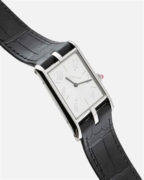 cartier asymmetric tank|cartier asymétrique platinum.